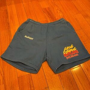 Madhappy Local Optimist Hotline Blue Shorts